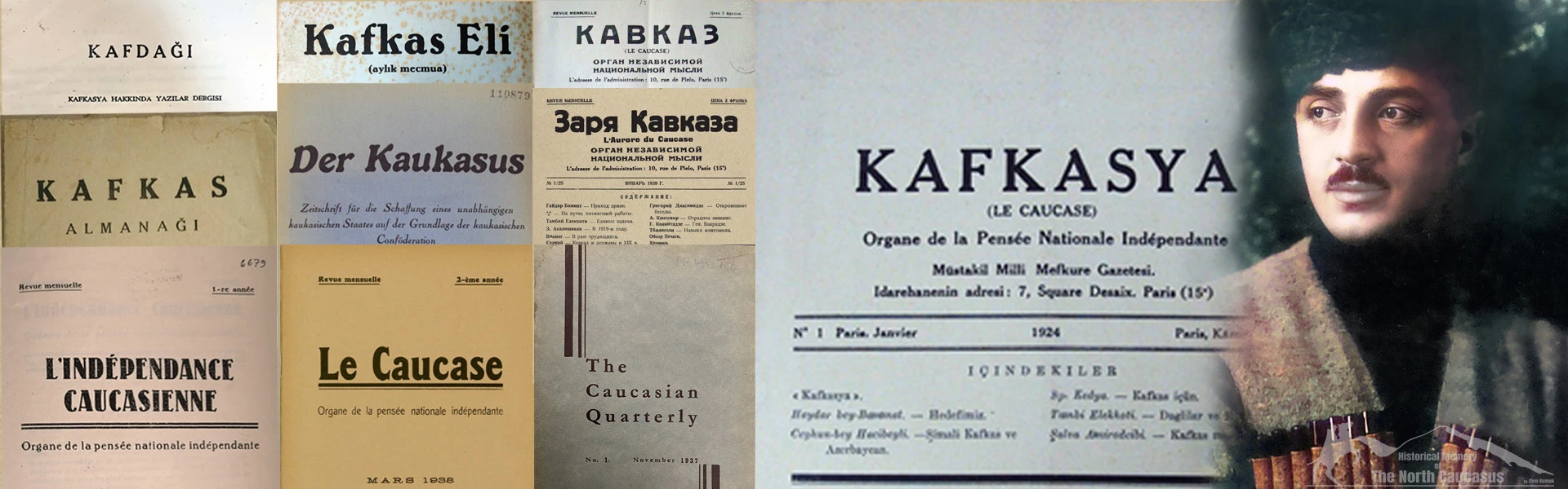 Periodicals of The Group Kavkaz 1934-1939